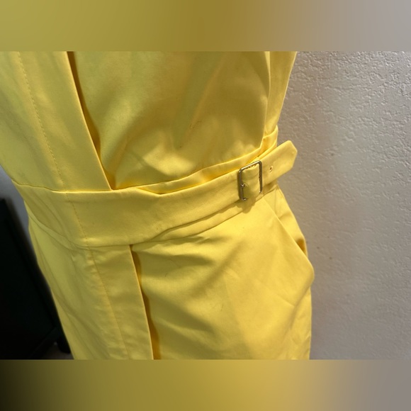 J. Crew Women’s  Yellow Zip Front Cargo Dress| NWT | Size 14 - Picture 4 of 14